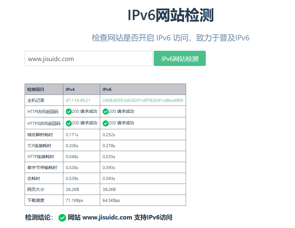 樟樹極速網(wǎng)絡(luò)科技官網(wǎng)升級IPv6